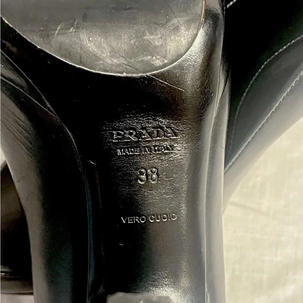 Prada Women's Classic Black Heels - Picture 7 of 9